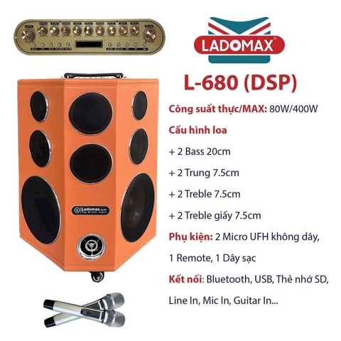 Loa Karaoke di động Ladomax L680