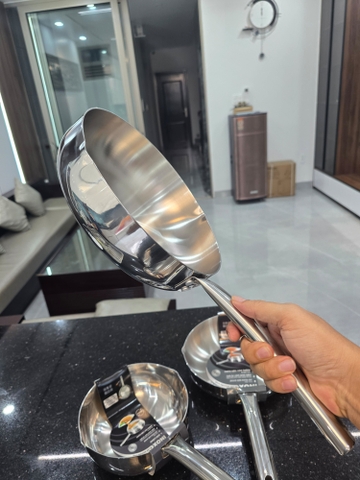 Chảo inox 3 lớp miệng rót 26cm Greencook GCP254-26IH (1tx6)