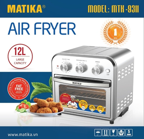 Nồi chiên không dầu 12L Matika MTK-9311