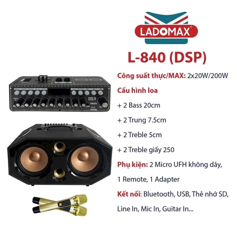 Loa Karaoke di động Ladomax L840