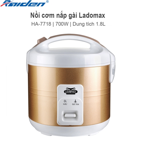 Nồi cơm điện 1.8L Ladomax Ha-7718 (1tx6)