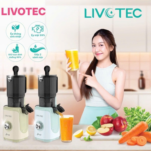 Máy ép chậm Livotec LSJ-M66S - Xanh Min (1tx4)