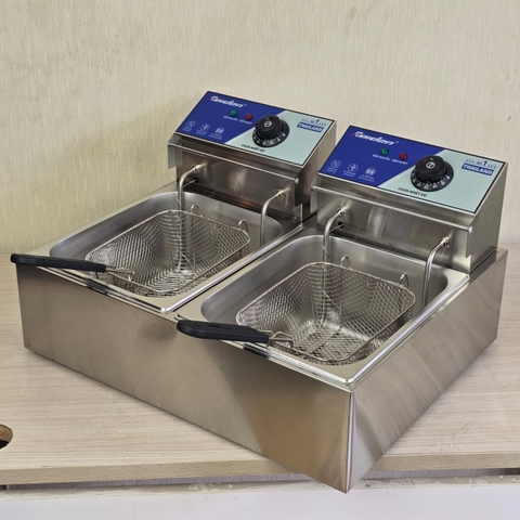 Bếp Chiên Nhúng Điện Đôi 6L + 6L Raiden RD-1206