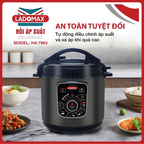 Nồi áp suất 6.0L Ladomax Ha7863 (1tx4)