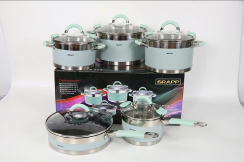 Bộ nồi 5 món SRAPP SH666 (1tx2)