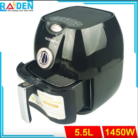 Nồi chiên không dầu 5.5L Katomo KA-656