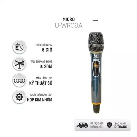 Micro không dây đa năng 1 tay Bestsound U-WR09A