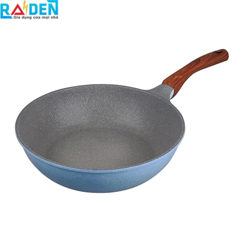 Chảo đúc Greencook men đá xanh Sapphire GCP09