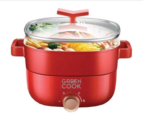 Nồi lẩu điện nhôm đúc Greencook GCEH233 (1tx8)