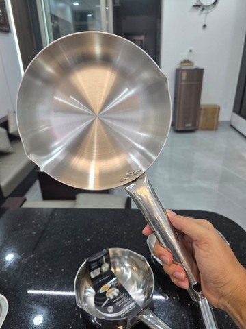 Chảo inox 3 lớp miệng rót 20cm Greencook GCP254-20IH (1tx6)