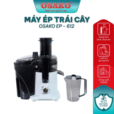 Máy ép nhanh chuyên nghiệp Osako EP612 (1tx3)