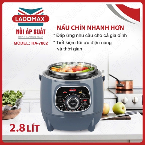 Nồi áp suất 2.8L Ladomax Ha7862 (1tx4)
