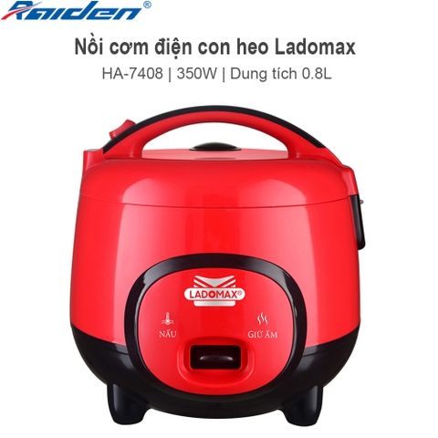 Nồi cơm điện 0.8L Ladomax Ha-7408 (1tx8)