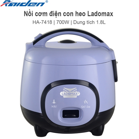 Nồi cơm điện 1.8L Ladomax Ha-7418 (1tx4)