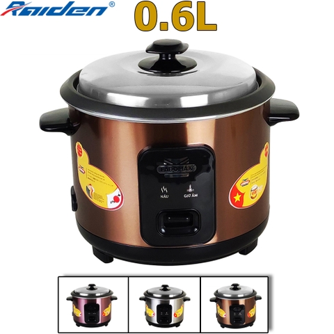 Nồi cơm điện 0.6L nắp rời Ladomax Ha-7106 (1tx12)