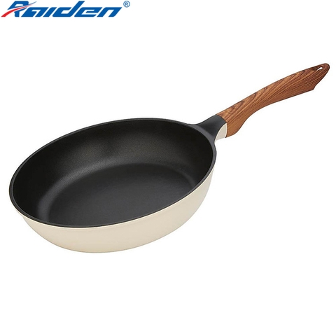 Chảo Đúc Ceramic Greencook GCP03 Màu Trắng