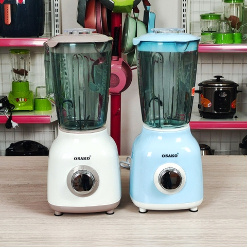Máy xay sinh tố 2 cối nhựa Osako ST02, 400W, (1tx6)