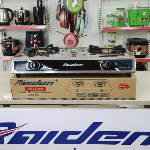 Bếp Gas đôi toàn thân Inox Raiden RDB-360