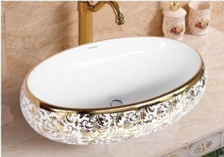 Lavabo hoa văn