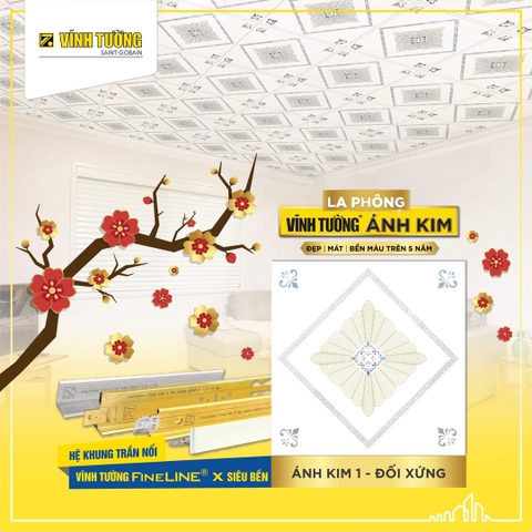Ánh kim đối xứng ak01