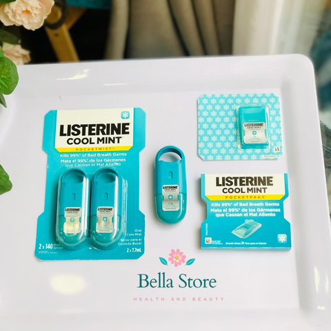 Xịt/ngậm thơm miệng Listerine Cool Mint Pocket