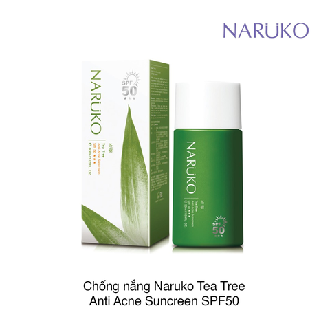 Kem chống nắng Naruko Tea Tree Anti-Acne Sunscreen SPF50+++