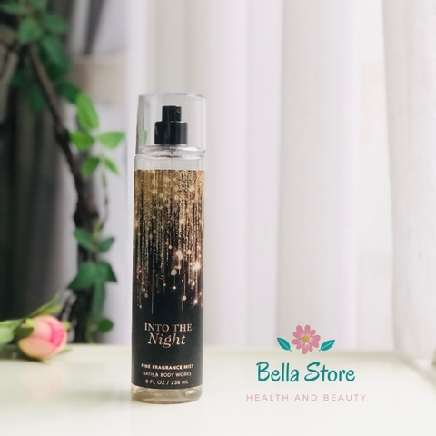 Xịt thơm cơ thể Bath and Body Works Body Spray Into The Night