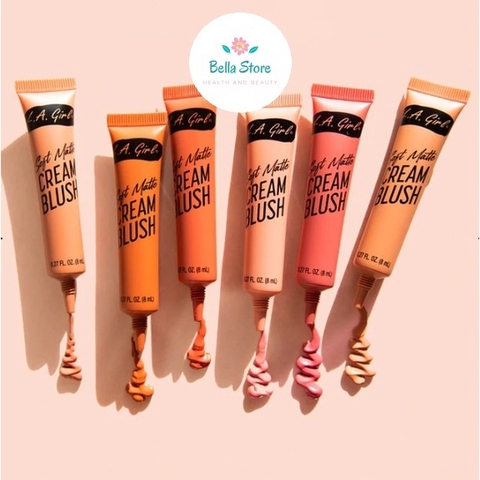 Má hồng dạng kem LA Girl Soft Matte Cream Blush