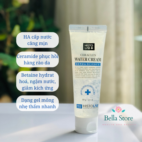 Gel nước dưỡng ẩm HA Ceramide Histolab Ceracles Water Cream