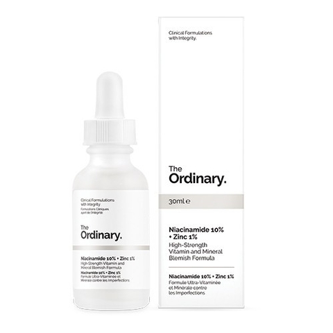 Niacinamide 10% + Zinc 1% 30ml The Ordinary - Serum Trị Mụn Và Thâm