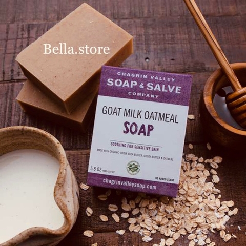 [Organic] Xà phòng hữu cơ sữa dê Chagrin Valley Goat Milk Oatmeal cho da nhạy cảm