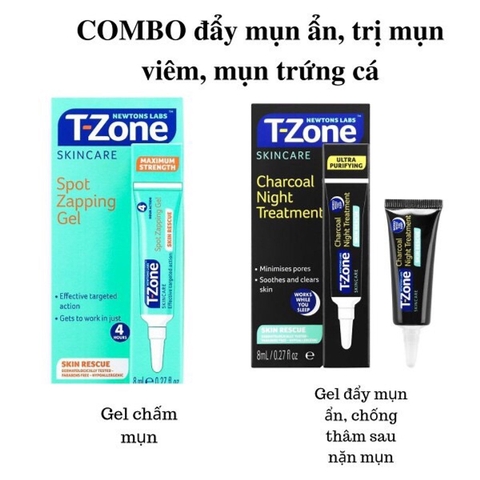 Gel trị mụn và thâm cấp tốc T-ZONE