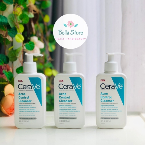 Sữa rửa mặt trị mụn Cerave Acne Control Cleanser