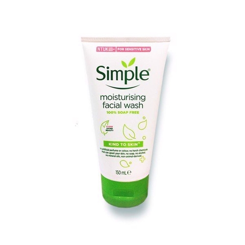 Sữa Rửa Mặt Simple Moisturising Facial Wash Dành Cho Da Khô Nhạy Cảm