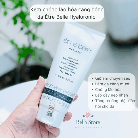 Kem dưỡng ngậm nước căng bóng da Être Belle Hyaluronic Day & Night Cream HA Peptide hàng Đức