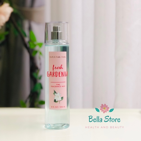Xịt thơm cơ thể Bath and Body Works Body Mist Spray Fresh Gardenia