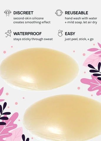 Set 2 miếng dán ngực che đầu ti MissA Silicone Nipple Covers