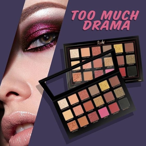 Bảng mắt Rude Too Much Drama - 18 Eyeshadow