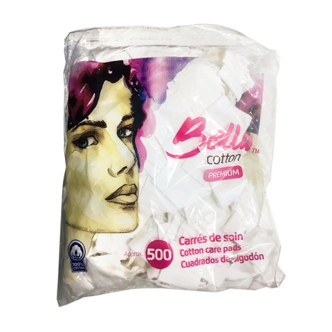 Bông tẩy trang Bella 500 miếng tiết kiệm toner