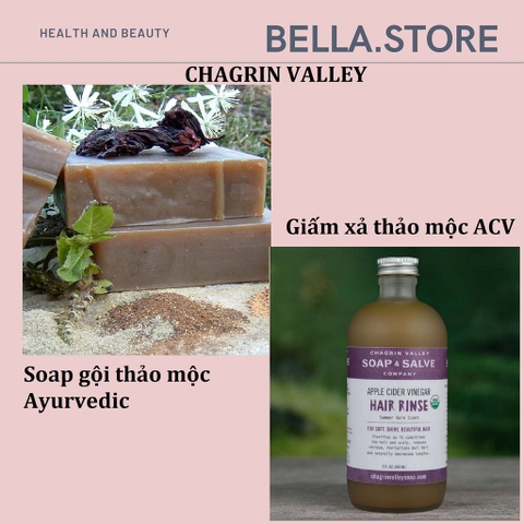 [Organic] Xà phòng gội đầu thảo mộc hữu cơ Chagrin Valley Ayurvedic Herb
