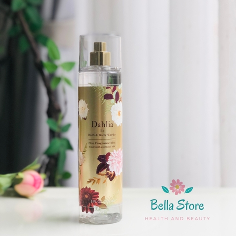 Xịt thơm cơ thể Bath and Body Works Body Mist Dahlia