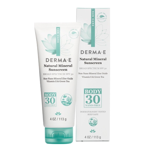 Kem chống nắng cho da dầu mụn nhạy cảm Derma E Sunscreen Mineral Oil Free SPF 30