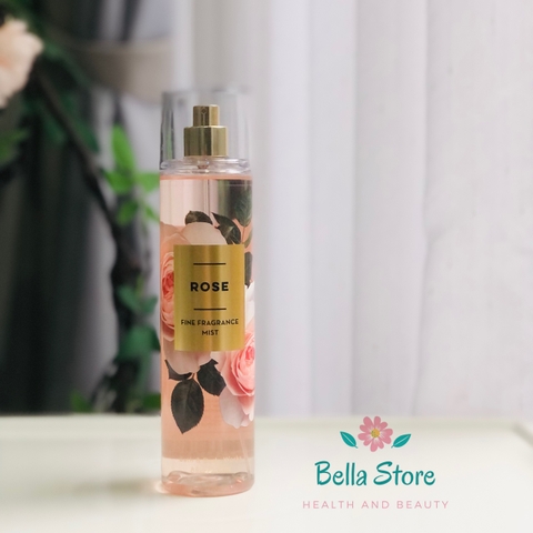 Xịt thơm cơ thể Bath and Body Works Body Spray Rose