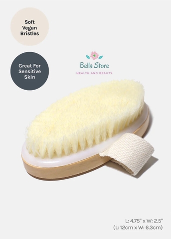 Bàn chải khô tẩy da chết body AOA