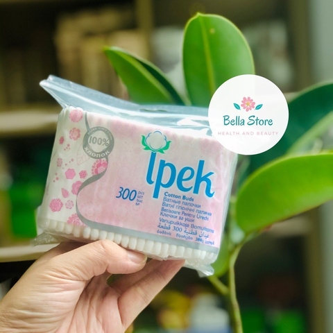 Tăm bông nhập khẩu Thổ Nhĩ Kỳ Ipek bịch 300 cây