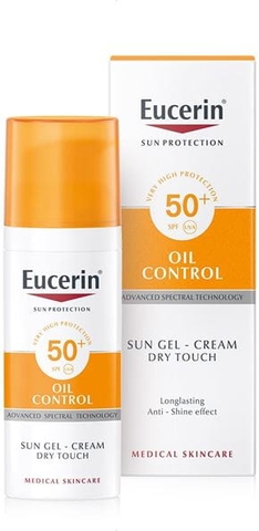 Kem chống nắng cho da dầu mụn Eucerin Oil Control Sun Gel Cream Dry Touch SPF 50