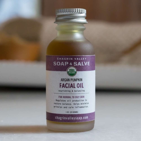 Dầu ngừa và trị mụn, dưỡng ẩm Argan Pumpkin Chagrin Valley