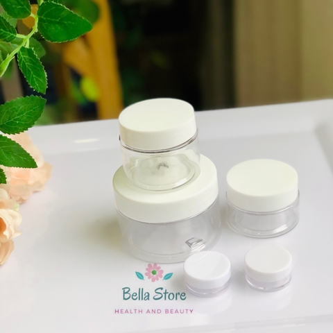 Hũ nhựa đựng mỹ phẩm 3gr/5gr/10gr/30gr/50gr/100gr/200gr
