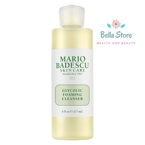 Sữa rửa mặt sáng mịn da AHA Mario Badescu Glycolic Foaming Cleanser