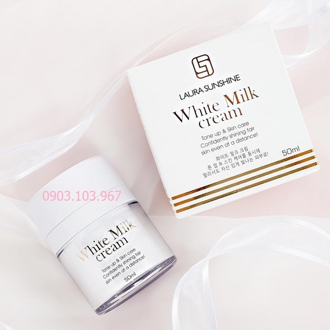 WHITE MILK CREAM Kem Sữa Trắng Da Mặt Nhật Kim Anh